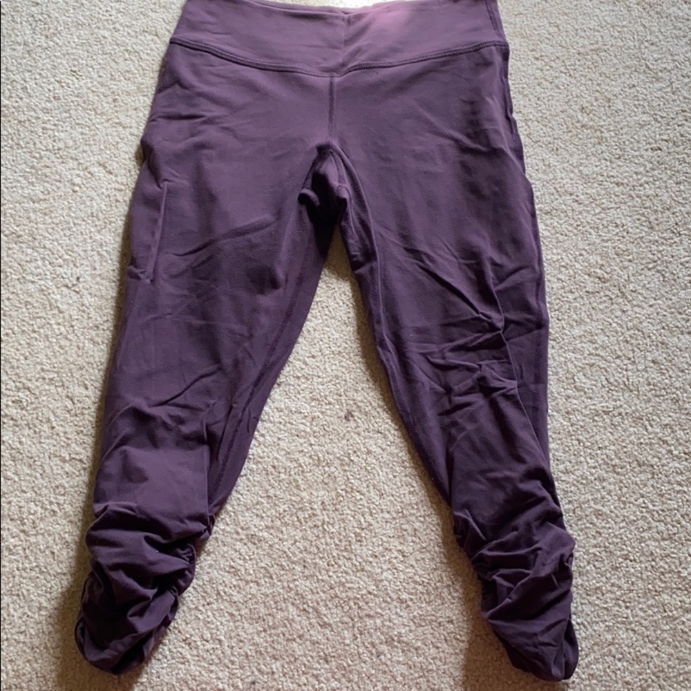 Beyond Yoga gathered leggings